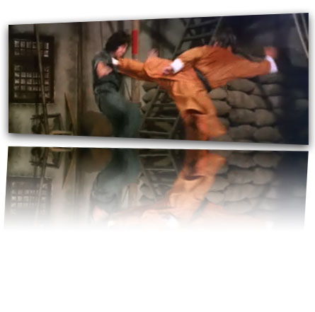 Master Hwang Kicking in Dragon Lord